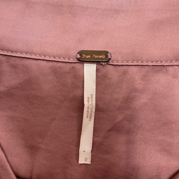 Free People Dusty Rose Satin Maxi Skirt - Picture 2 of 10